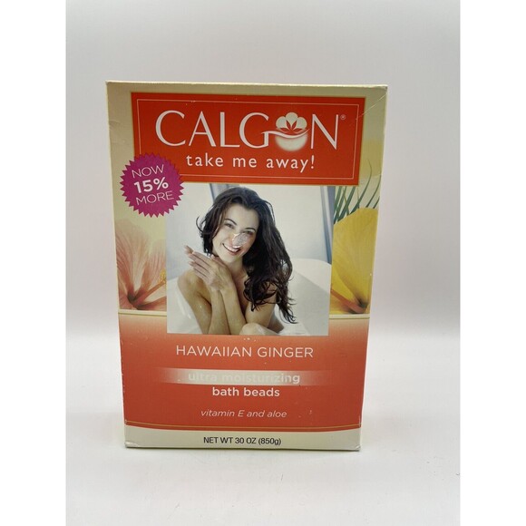 Calgon Hawaiian Ginger Ultra Moisturizing Bath Beads 30 oz Discontinued Bs147 - Picture 1 of 12